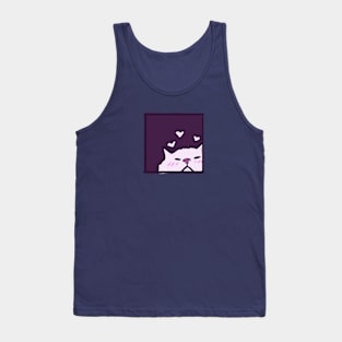 Meow cat  lover cute Tank Top